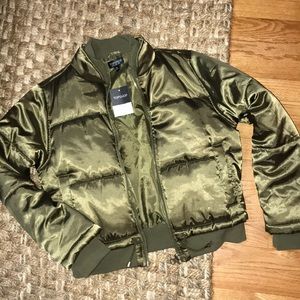 Silk Bomber Jacket